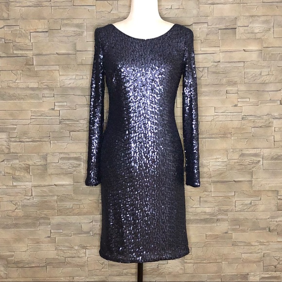 Aidan Mattox Dresses & Skirts - Aidan Mattox navy sequin dress